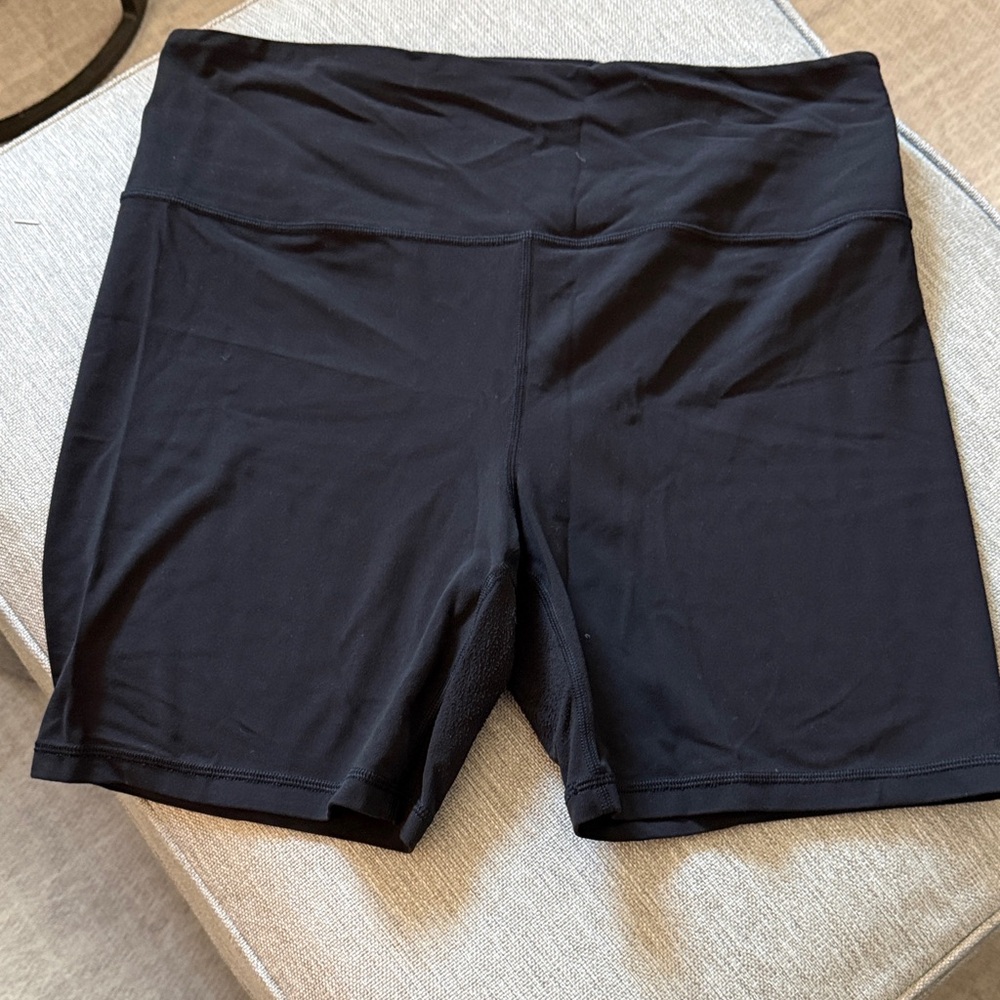 Athleta Black High-Rise Bike Shorts